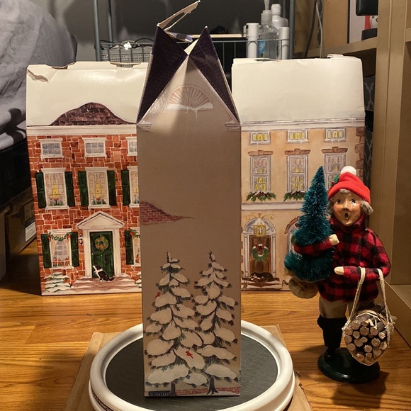 1992 BYERS CHOICE Boy With Christmas Tree and Firewood - Picture 12 of 15